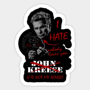 i hate john kreese Sticker